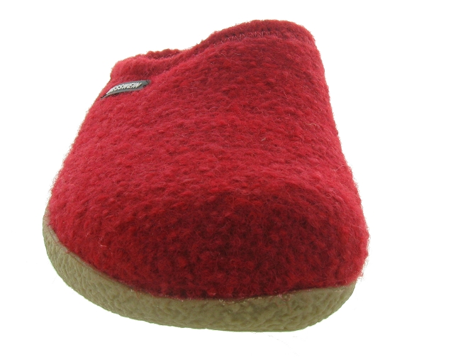 chaussons et pantoufles - Mules Sabots - homme - Laine - Rouge - Giesswein4778402_3