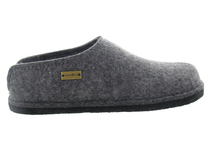 Haflinger chaussons et pantoufles smily men anthracite4780401_2