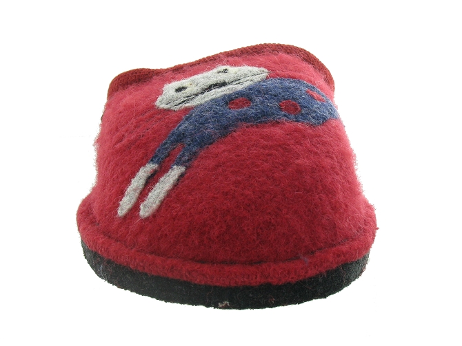 Haflinger chaussons et pantoufles cucho twins rouge4780601_3