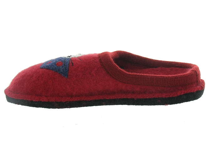 Haflinger chaussons et pantoufles cucho twins rouge4780601_4