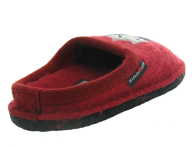 Haflinger chaussons et pantoufles cucho twins rouge4780601_5