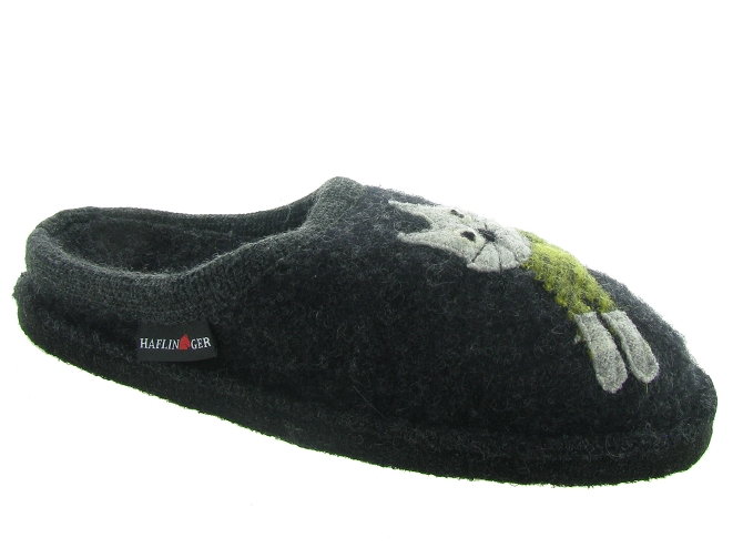 Haflinger chaussons et pantoufles cucho twins anthracite4780602_2