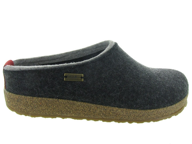 Haflinger chaussons et pantoufles kris men anthracite4781002_2