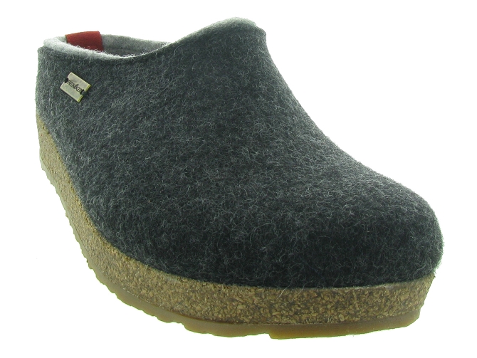 Haflinger chaussons et pantoufles kris men anthracite4781002_3