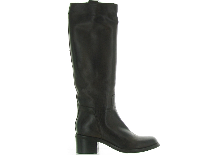 bottes - Cavalières - femme - Cuir - Marron - Julie dee4782202_2