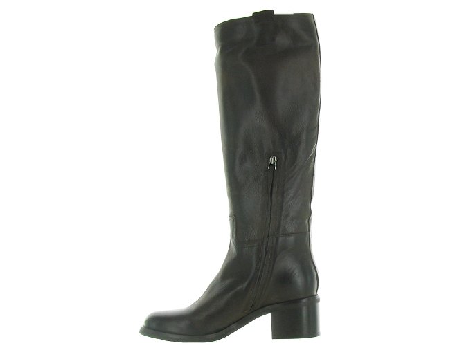 bottes - Cavalières - femme - Cuir - Marron - Julie dee4782202_4