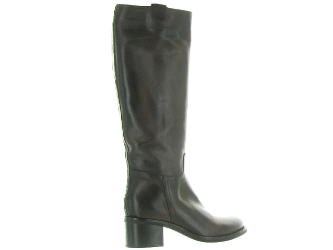 bottes - Cavalières - femme - Cuir - Marron - Julie dee4782202_5