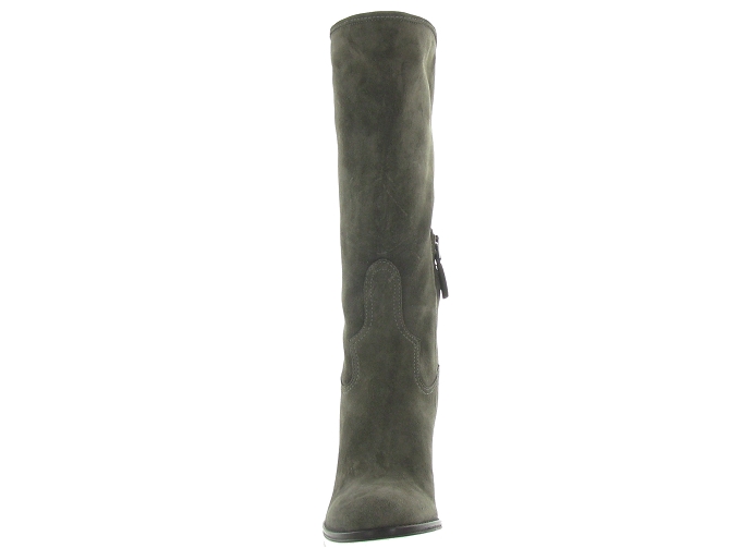 bottines et boots - Classique & Chic - femme - Nubuck - Taupe - Julie dee4782301_3