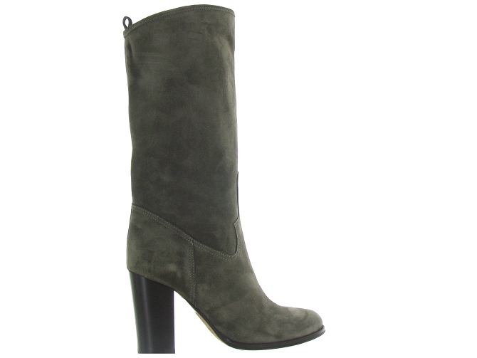 bottines et boots - Classique & Chic - femme - Nubuck - Taupe - Julie dee4782301_5