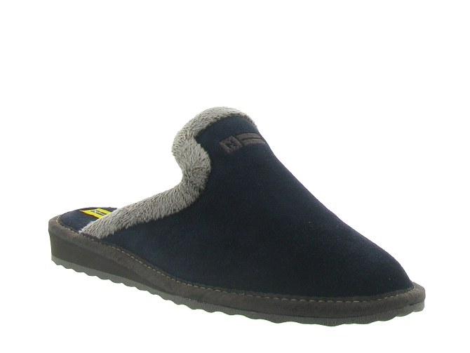 chaussons et pantoufles - Mules Sabots - femme - Synthétique - Bleu Marine - Nordikas