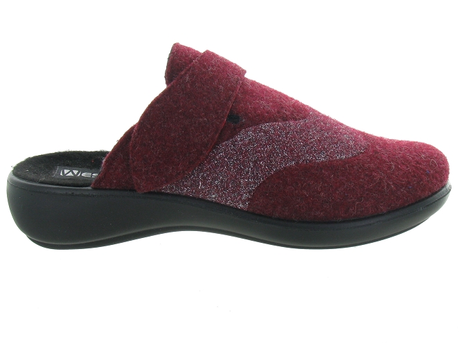 Westland chaussons et pantoufles korsica  home 308 rouge4783102_2