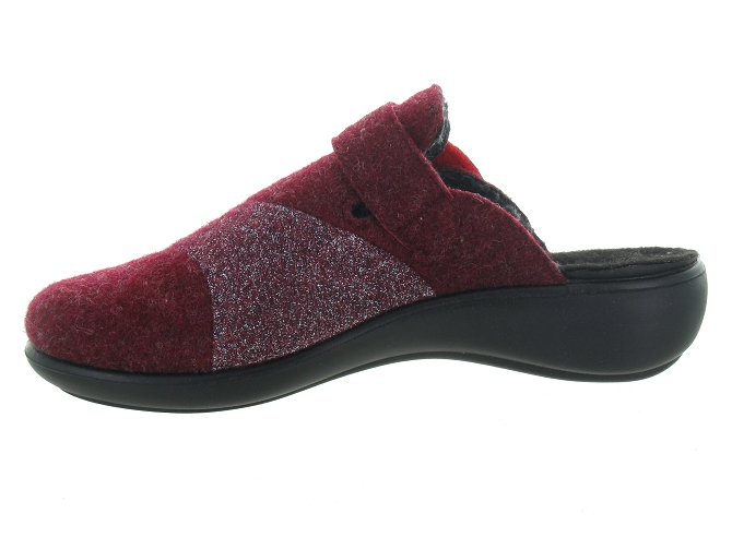 Westland chaussons et pantoufles korsica  home 308 rouge4783102_4