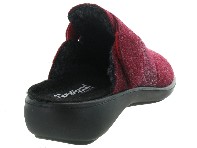 Westland chaussons et pantoufles korsica  home 308 rouge4783102_5