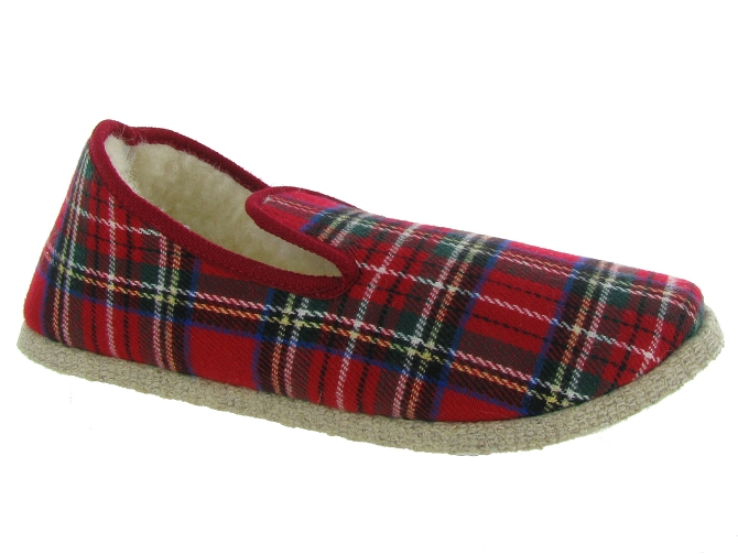 Rondinaud chaussons et pantoufles calais homme rouge