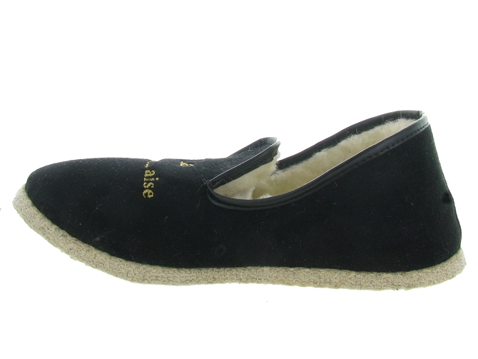 Rondinaud chaussons et pantoufles cambrai homme noir4785601_3