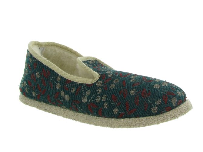 Rondinaud chaussons et pantoufles iris femme turquoise