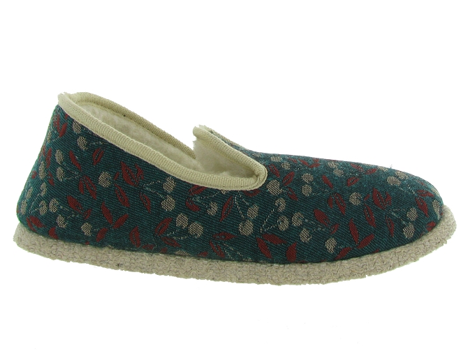 Rondinaud chaussons et pantoufles iris femme turquoise4786301_2