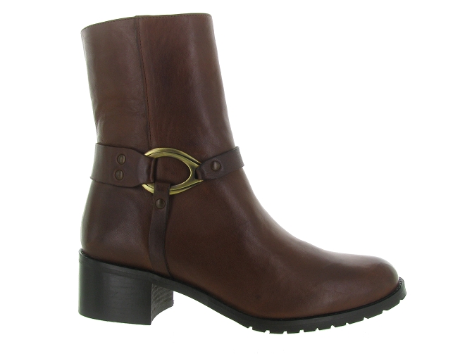 bottines et boots - Casual - femme - Cuir - Marron - Armando4791301_2