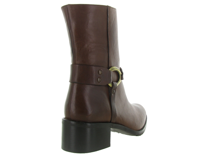 bottines et boots - Casual - femme - Cuir - Marron - Armando4791301_4