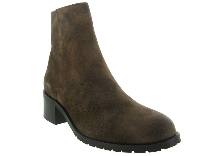 bottines et boots - Casual - femme - Nubuck - Taupe - Armando