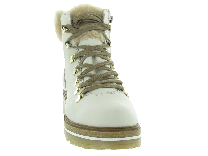 apres ski bottes fourrees - Botte de neige - femme - Cuir - Blanc - Nicola benson franzini4794603_2