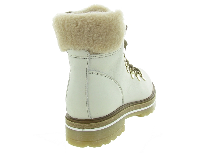 apres ski bottes fourrees - Botte de neige - femme - Cuir - Blanc - Nicola benson franzini4794603_4