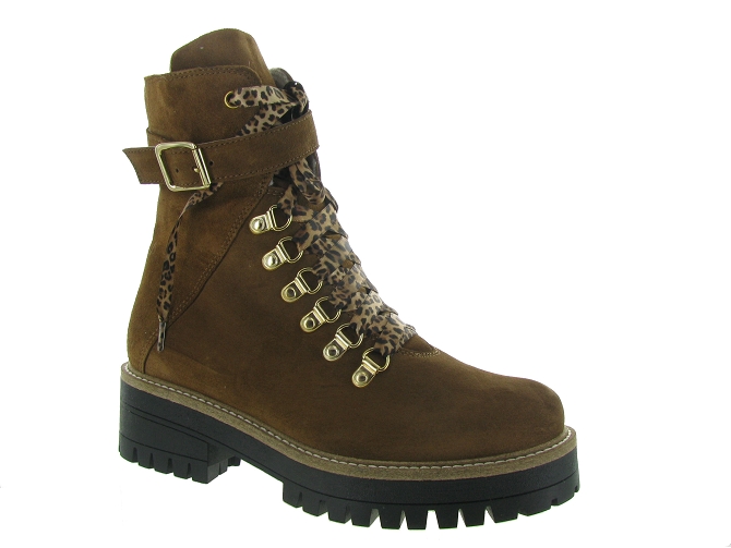 apres ski bottes fourrees - Botte de neige - femme - Cuir - Marron - Armando