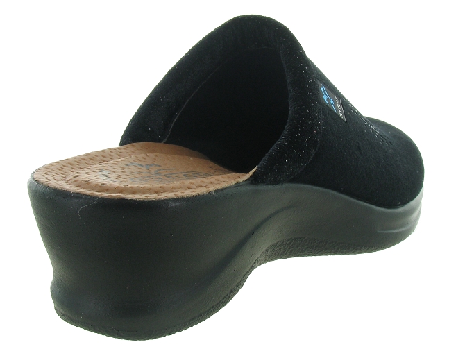 Fly flot chaussons et pantoufles fresse 29071 noir4796601_5