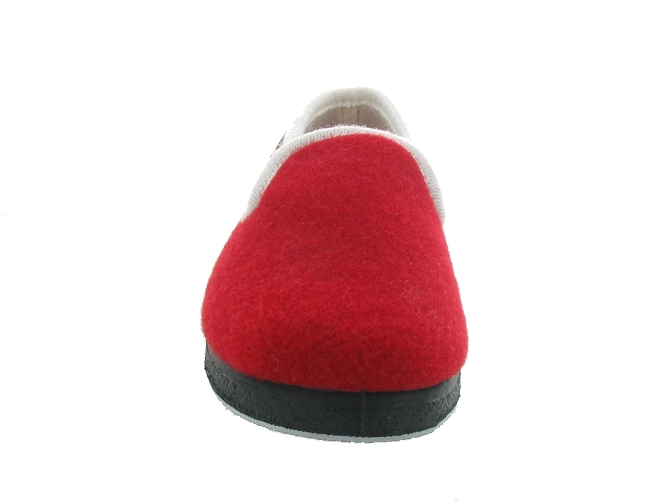 chaussons et pantoufles - Charentaise - femme - Synthétique - Rouge - Semelflex4801301_3