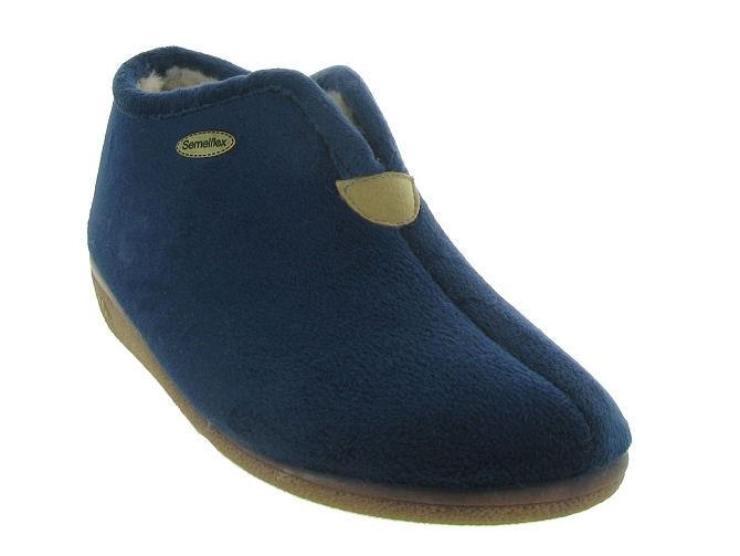 chaussons et pantoufles - Montant - femme - Synthétique - Bleu - Semelflex4801801_3