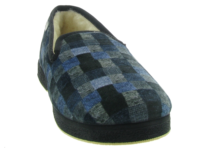 chaussons et pantoufles - Charentaises Hiver - homme - Synthétique - Bleu Marine - Semelflex4802201_3