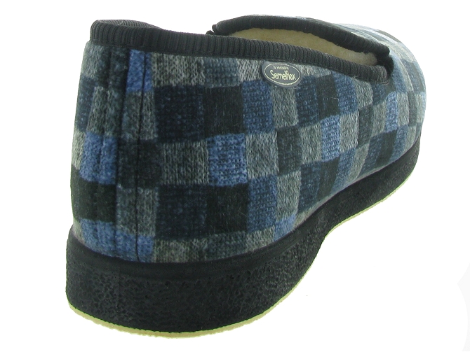 chaussons et pantoufles - Charentaises Hiver - homme - Synthétique - Bleu Marine - Semelflex4802201_5