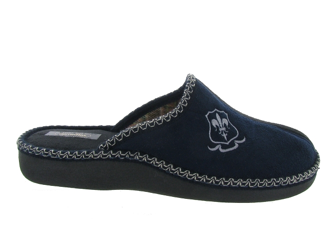 chaussons et pantoufles - Mules Sabots - homme - Synthétique - Bleu - Semelflex4802401_2