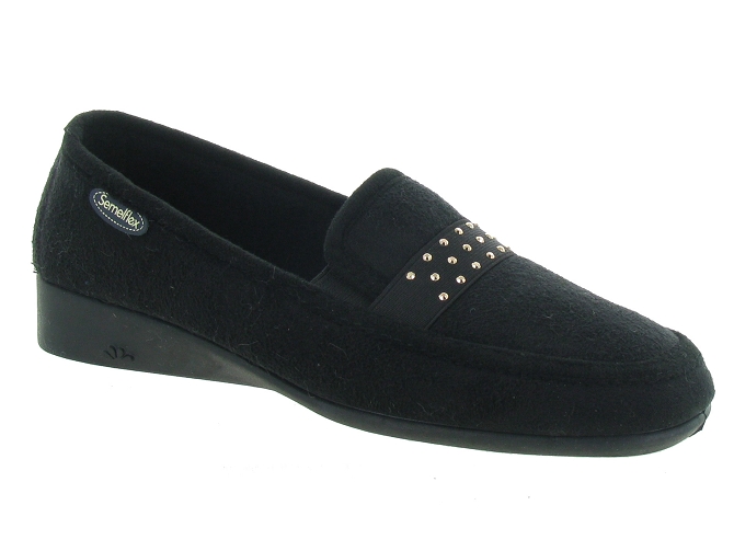 Semelflex chaussons et pantoufles marie claud noir