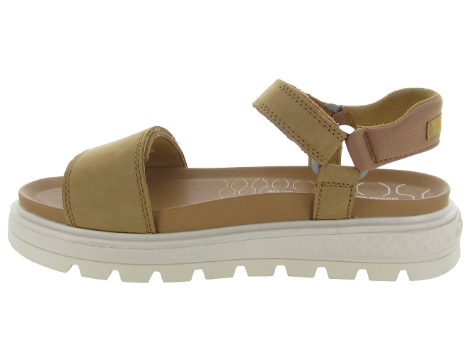Timberland nu pieds a2qx3 ray city sandal marron4812401_4