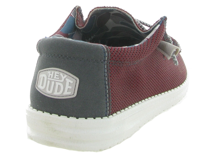 Hey dude baskets et sneakers wally sox bordeaux4813904_5