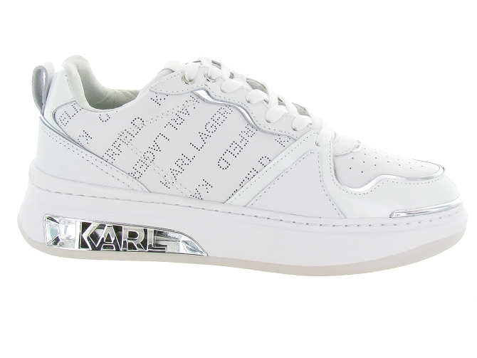 Karl lagerfeld baskets et sneakers my 62021 elektra yl blanc4822701_2