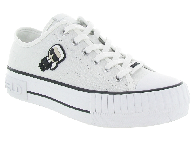 Karl lagerfeld baskets et sneakers 60410 kampus max blanc