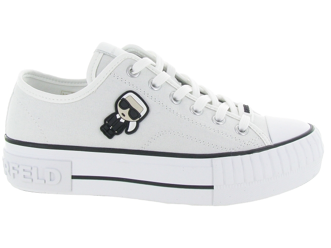 Karl lagerfeld baskets et sneakers 60410 kampus max blanc4823301_2