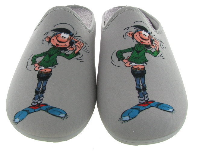 La maison de l espadrille chaussons et pantoufles g902 gris