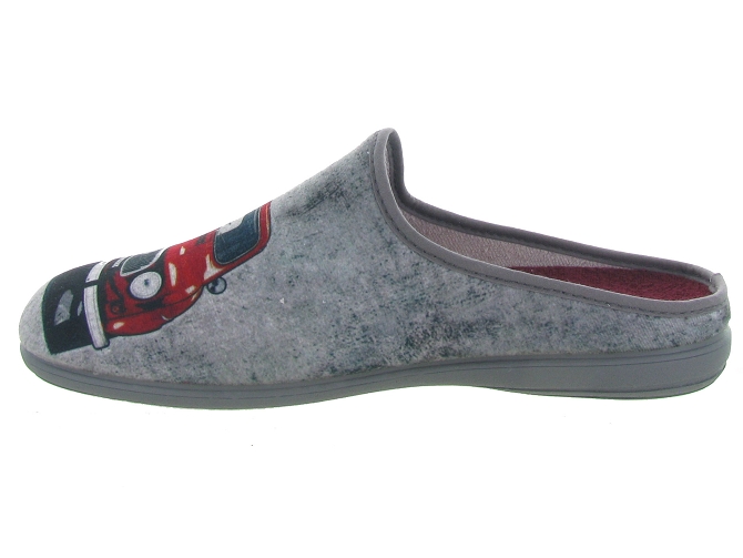 La maison de l espadrille chaussons et pantoufles 2486 gris4824401_4