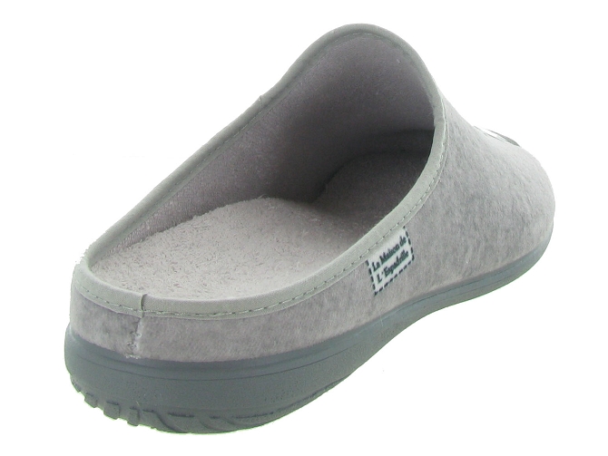 La maison de l espadrille chaussons et pantoufles 2485 gris4824501_5