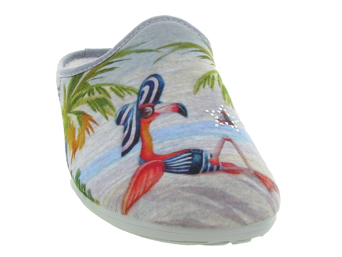 La maison de l espadrille chaussons et pantoufles 2038 gris4825201_4