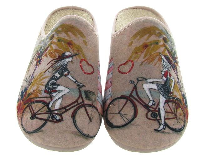 La maison de l espadrille chaussons et pantoufles 2031 velo beige