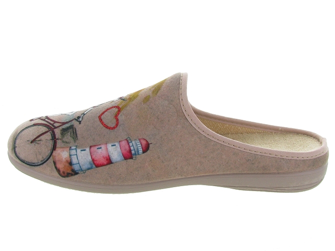 La maison de l espadrille chaussons et pantoufles 2031 velo beige4825301_5