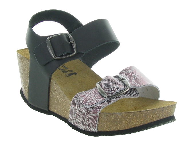 nu pieds - Confort - femme - Synthétique - Noir - La maison de l espadrille