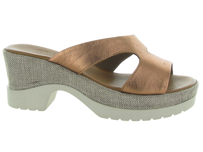 nu pieds - Mule Sabot - femme - Cuir - Rose - Lune et lautre4831001_2
