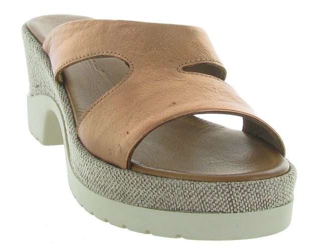 nu pieds - Mule Sabot - femme - Cuir - Rose - Lune et lautre4831001_3