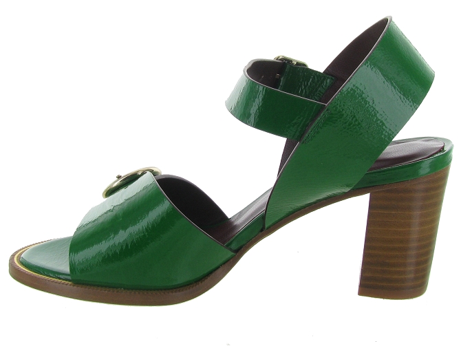 sandales et nu pieds - Confort - femme - Cuir - Vert - Avril gau4833802_4