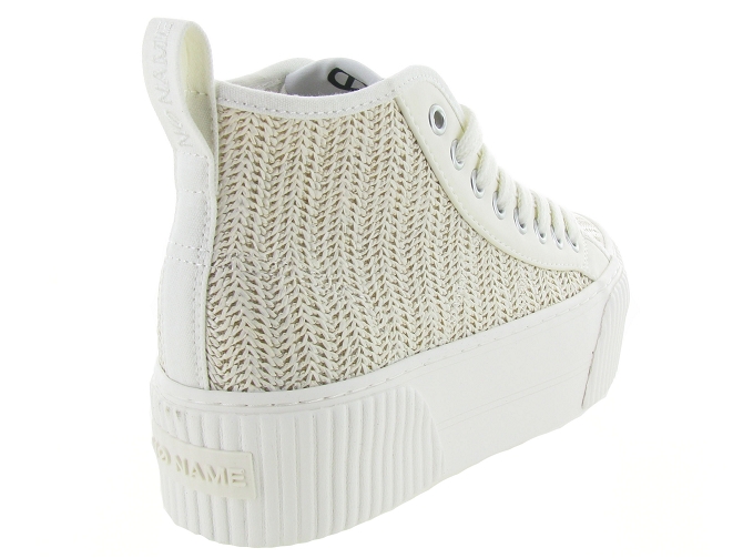 No name baskets et sneakers iron gobi ecru4834901_5